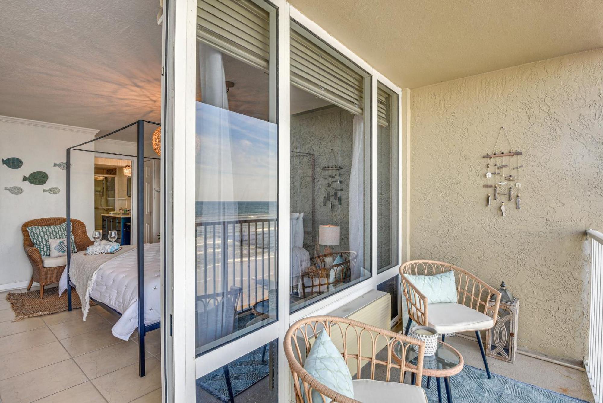 Top-Floor Beach Condo With 2 Oceanfront Balconies! デイトナ・ビーチ エクステリア 写真
