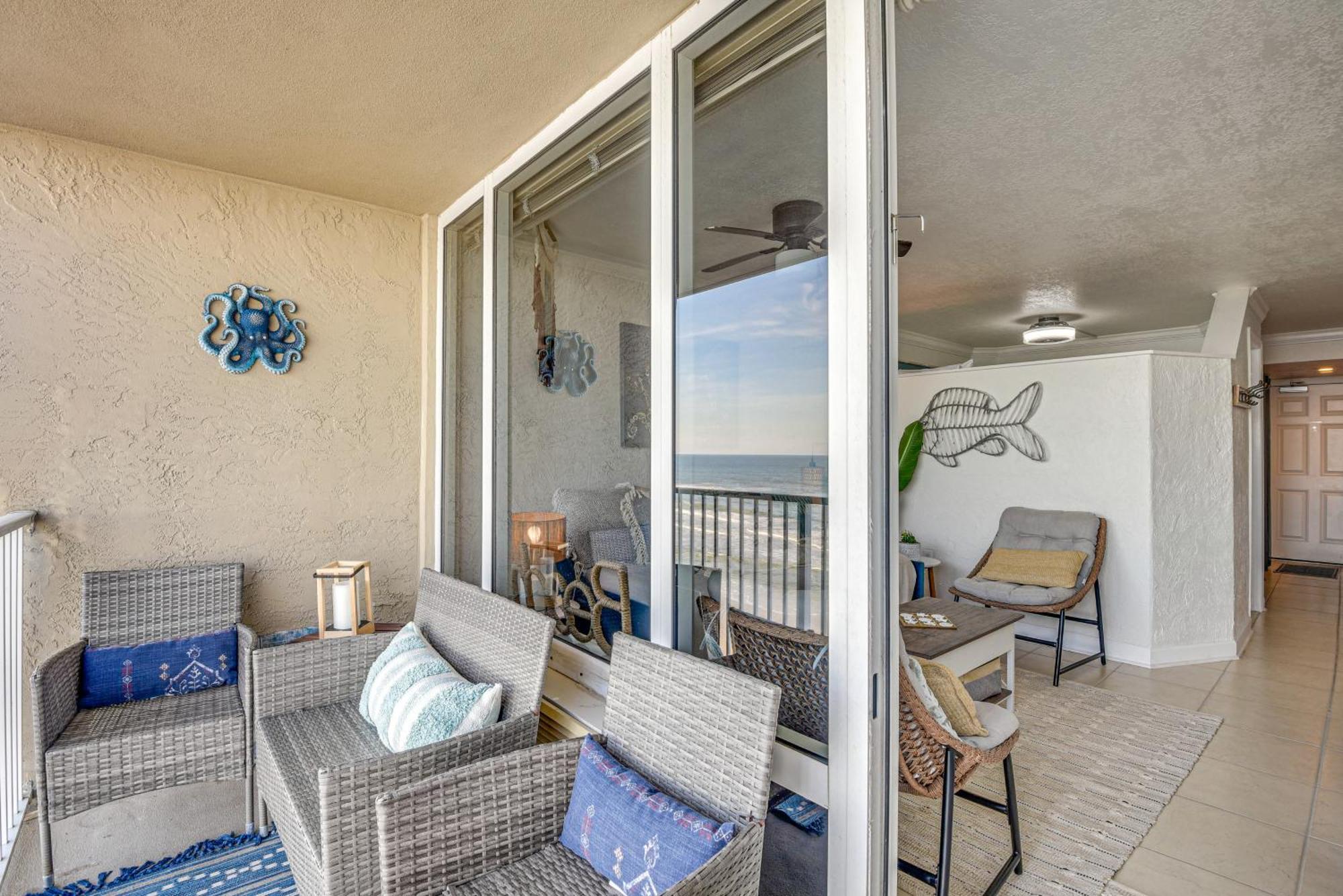 Top-Floor Beach Condo With 2 Oceanfront Balconies! デイトナ・ビーチ エクステリア 写真